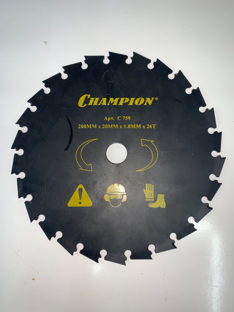 Нож триммер 26/200/20 Champion с долотообразными зубцами С5109