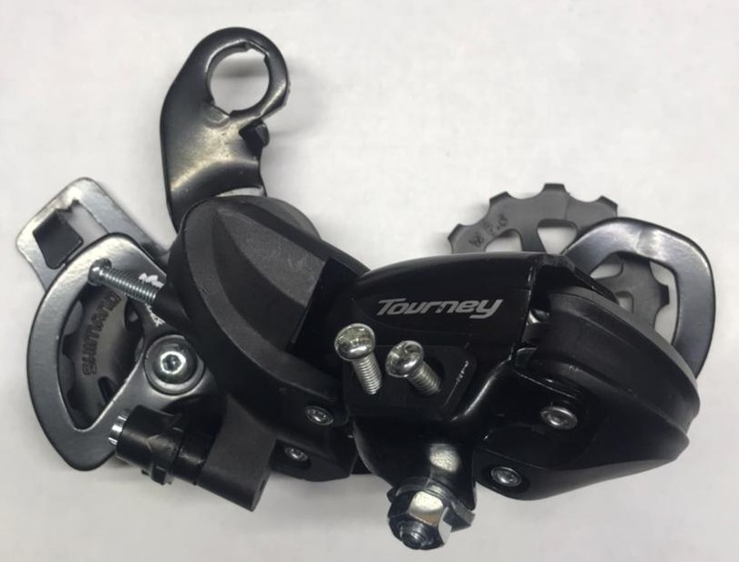 Переключатель скоростей задний (болт), аналог Shimano TY300, черный, бренд 