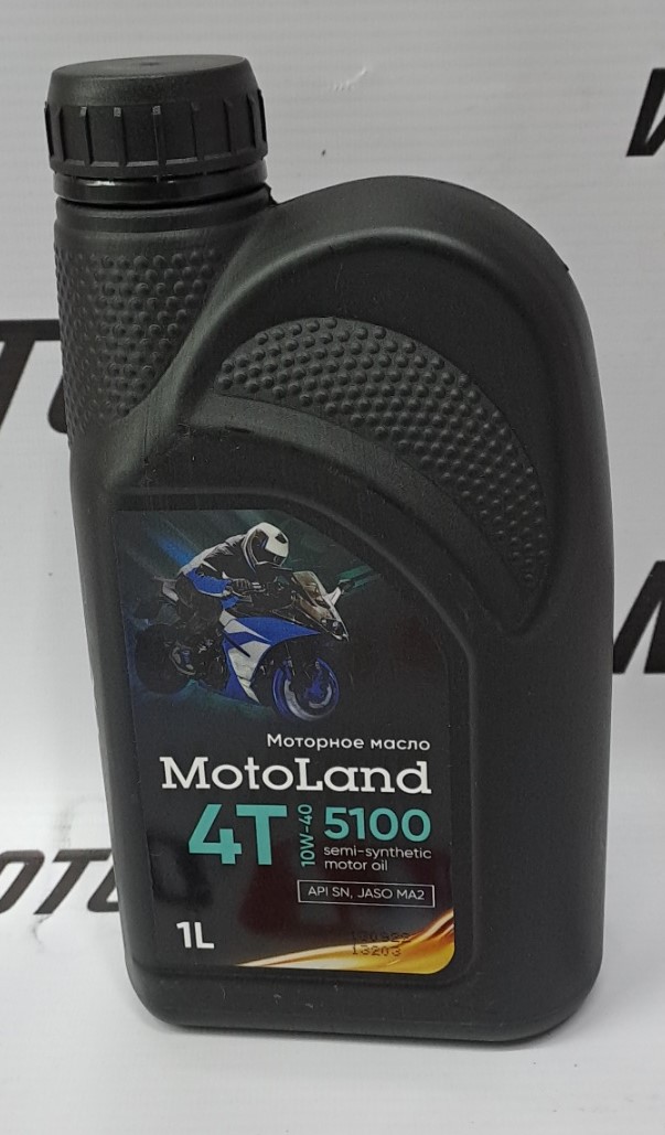 Масло моторное MOTOLAND Moto 5100 4T 10w40 1л