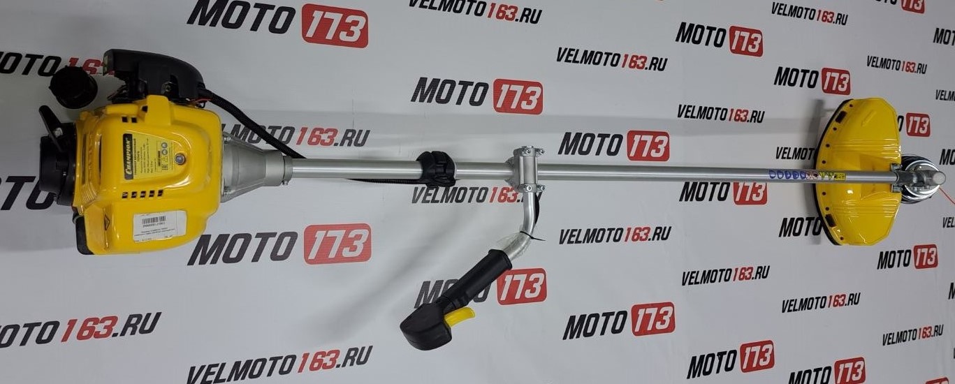 Триммер CHAMPION Т374FS (неразъемн.прям.1кВт37см? 4тактный7,5кгНТ21+3/255/25,4U-ручка легкий старт)