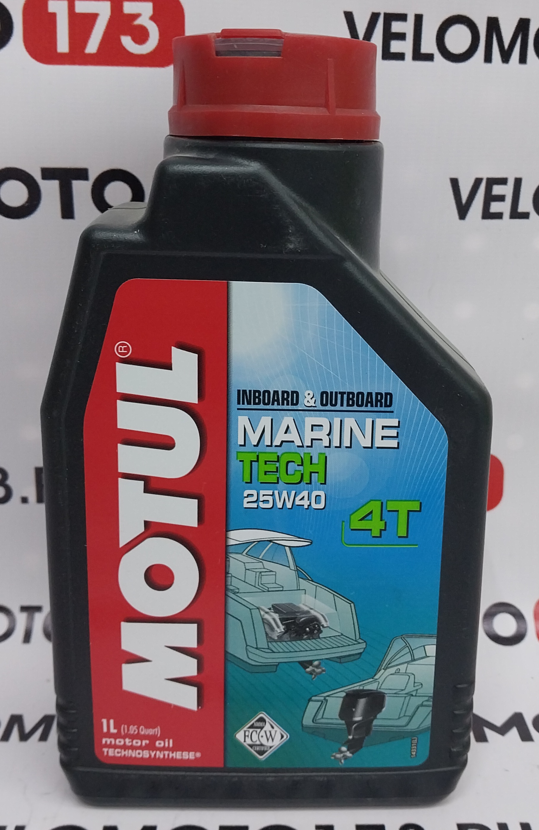 Масло Motul Marine TECH 4T 25W40 1л. 107757