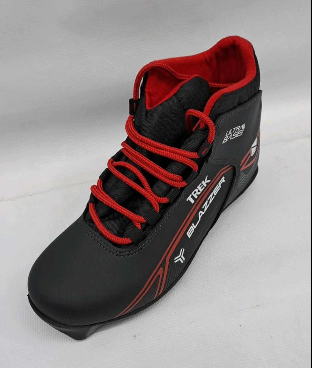 Ботинки лыжные TREK Blazzer2 черный (лого красный) RU40