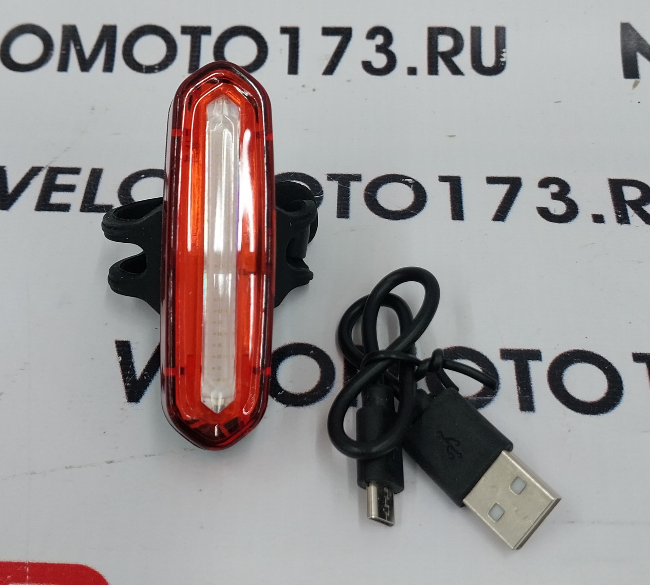 Фонарь STG задний  TL5411,5 кр. диод, usb бат. (200mAH) X95132