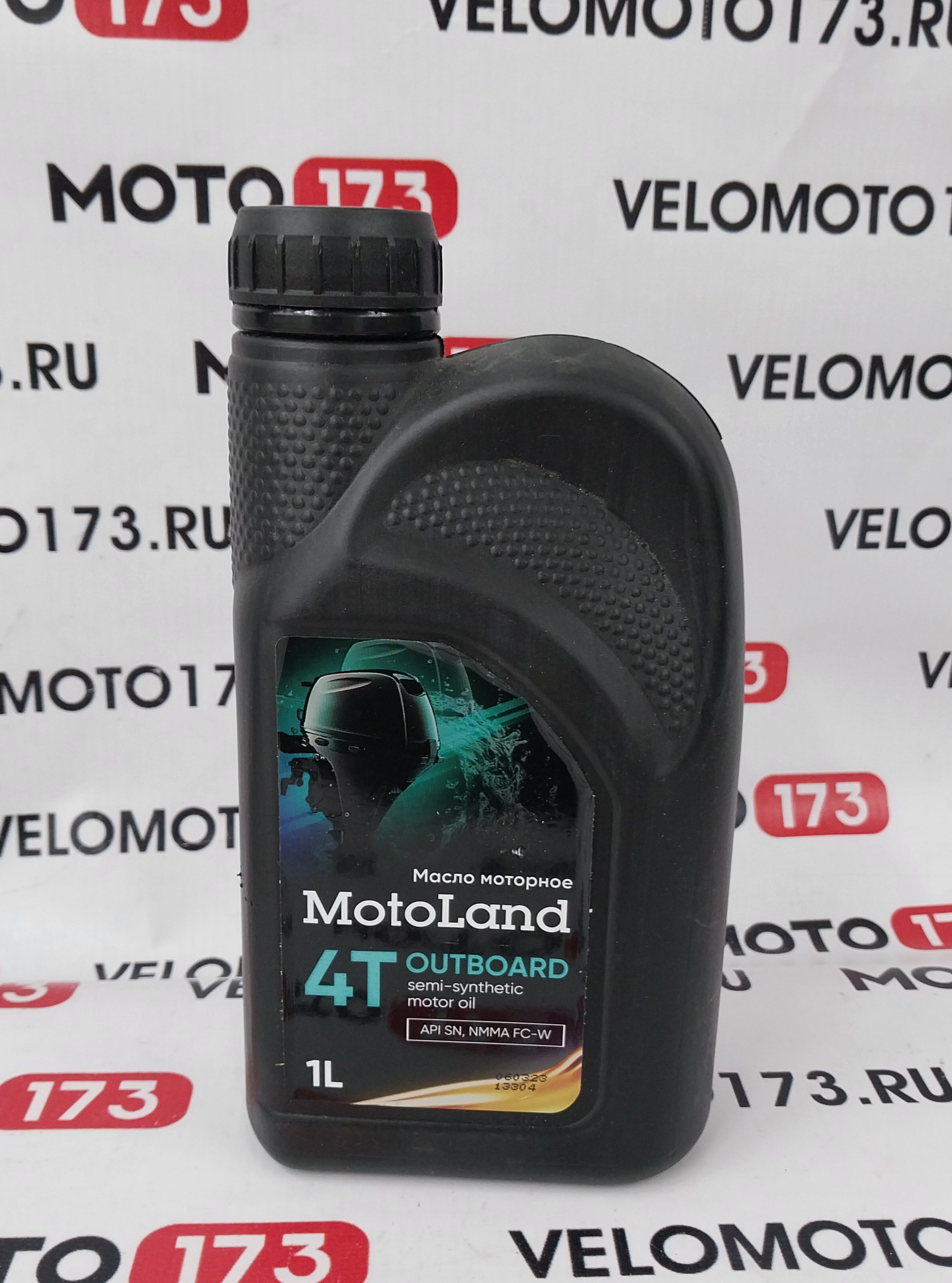 Масло моторное MOTOLAND Outboard 4T 10W-40 FC-W 1л