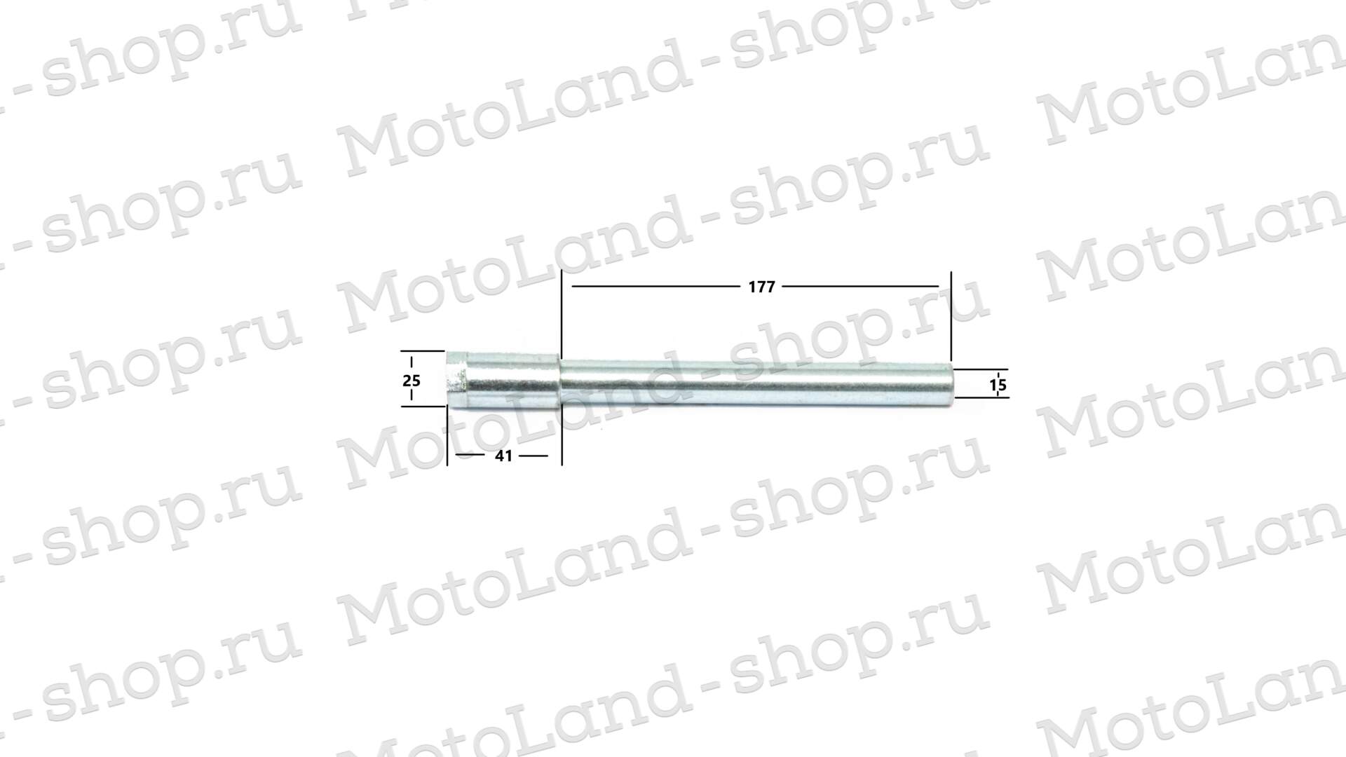 Ось переднего колеса M16x1.5х20х25 / RMZ 250