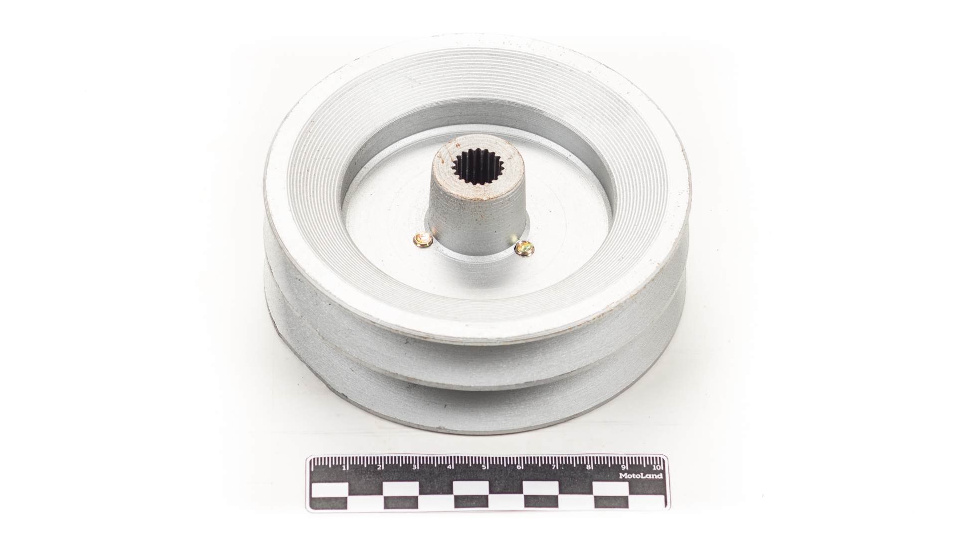 Шкив редуктора 2х ручейковый,под шлиц Z19 (125мм) 168F/170F мелкий шлиц