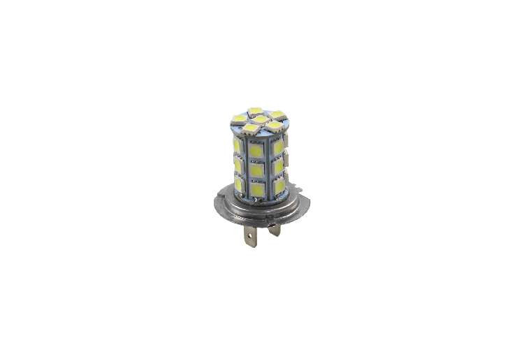 Лампа 12 В H7, 27 светодиодов 5050SMD, фарная белая