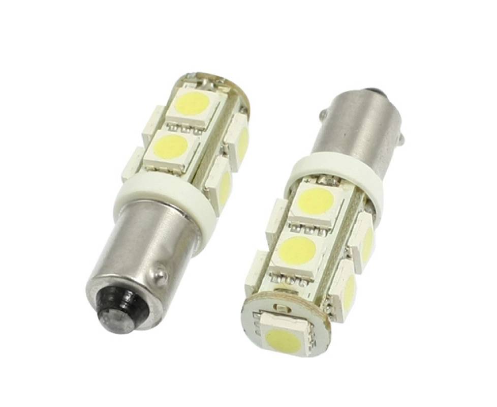 Лампа светодиодная (LED) 12V (BA9S) T8 1SMD 4W белая 