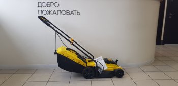 Газонокосилка эл. CHAMPION EM3313 (1,3 кВт пласт.+ткань травосб. 35л ширина 330мм 25-65мм, 8,8кг)